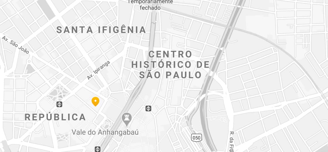 mapa marcando o endereço em rua ali pperto, 25, sao paulo - SP